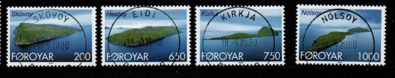 Faroe Islands Sc 383-86 2000 Islands stamp set used