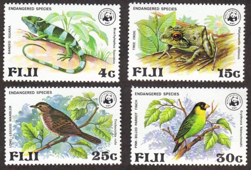 Fiji #397-400 MNH cpl set animals WWF