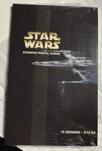 US  2007 15 postal cards Star Wars 15 designs #4143 mint