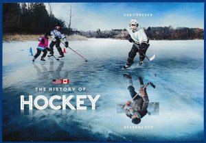 2017 49c The History of Ice Hockey, Souvenir Sheet of 2 Scott 5252-53 Mint VF NH