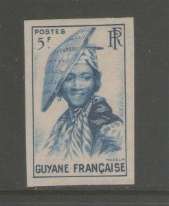 French Guiana 1947 Sc 202 Imperf. MH