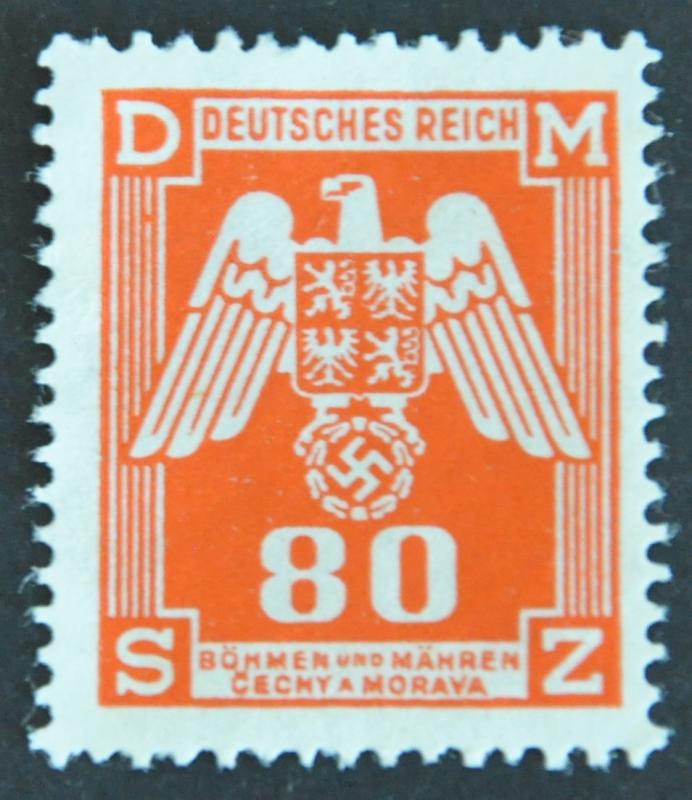 Czechoslovakia  Bohemia and Moravia Scott #O17  UNUSED