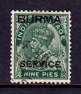 Burma - Scott #O3 - Used - Minor crease - SCV $2.00