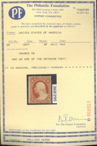 U.S. #26 MINT WITH PF CERT OG HR