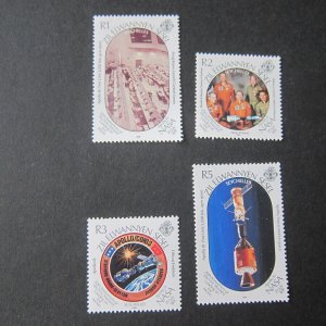 Seychelles 1989 Sc 154-7 space set MNH