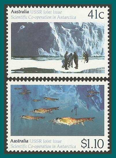 Australia 1990 Antarctica, MNH  #1182-1183,SG1261-SG1262