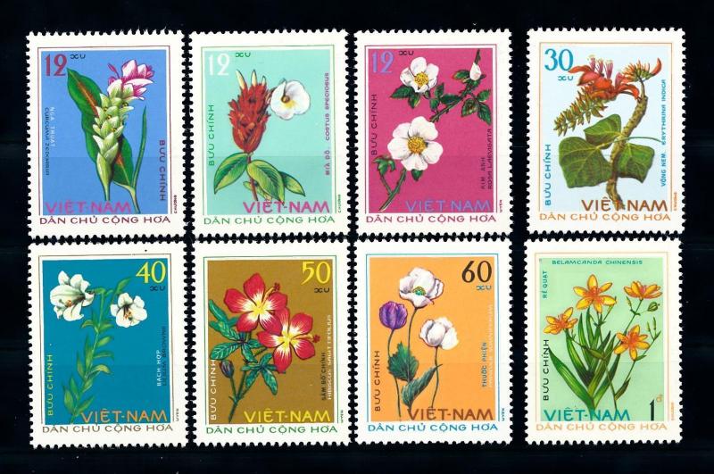 [93736] Vietnam North 1975 Flora Medicinal Plants  MNH