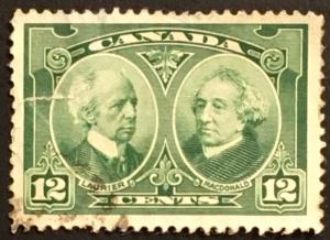 Canada 147 Used VF POB Sealed Tear L; SCV $5.50