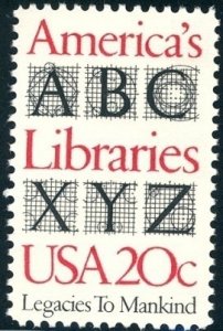 2015 America's Libraries F-VF MNH single