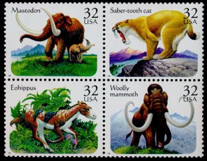 USA 3080a MNH Prehistoric Animals 
