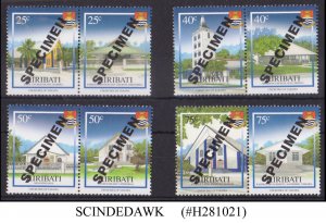 KIRIBATI - 2008 CHURCHES OF TARAWA - 8V - MINT NH SPECIMEN