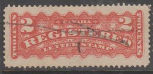 Canada Scott #F1a Registration Stamp - Used Single