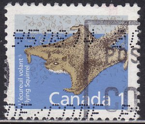 Canada 1155 Flying Squirrel 1¢ 1988