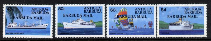 Barbuda 641-4 MNH Ships, Sailing