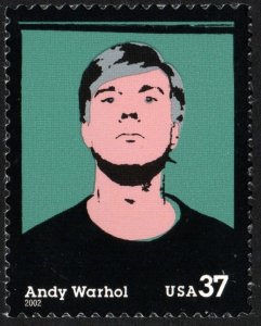 SC#3652 37¢ Andy Warhol Single (2002) SA