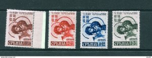 Serbia German Occ 1941 Christ & Virgin Mary Spikes down MNH Rose Bureloge 13190