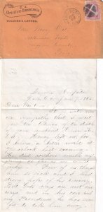 1865 U.S. Christian Commission, Lincoln Hospital, Washington DC to ... (M6950)