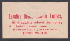 US Sc 286 on 1898 Paris Medicine Co. illustrated advertising cover,  Baby