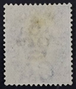 DROPPED C & s in Cents MALAYA STRAITS 1887 QV 2c Opt 5c SG85? High CV MNG M2858