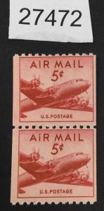 US STAMPS  #C37 MINT OG NH PAIR  LOT #27472