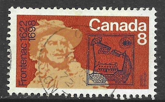 Canada 561: 8c Frontenac and Fort Saint-Louis, Quebec, used, VF