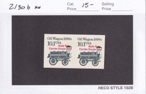 U.S.: Sc #2130b, 10.1c Oil Wagon Coil, Imperf Pair, MNH, Cat. $15 (F31433) 