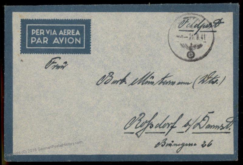 Germany 1942 WWII POW Afrika Korps Kriegsgefangen PW Ottawa Canada Cover 82566