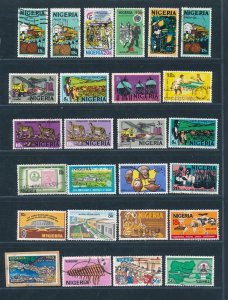D466987 Nigeria Nice selection of VFU Used stamps