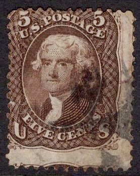 US Stamp Scott #76 Used SCV $120