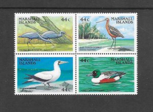 BIRDS - MARSHALL ISLANDS #167a DUCKS  MNH