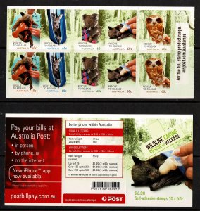 Australia 2010 Wildlife Caring - Rescue to Release Mint Booklet