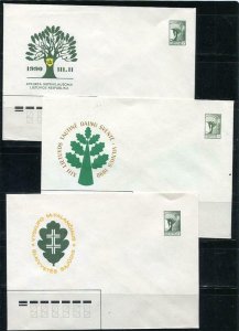 Lithuania 1990-91 16 Postal Stationary Covers Unused 6331