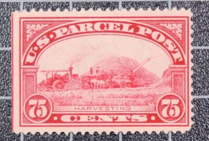Scott Q11 - 75 Cents Parcel Post - MNH - Nice Stamp - SCV - $190.00