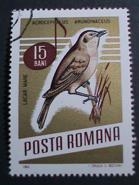 ​ROMANIA STAMP- WORLD LOVELY BEAUTIFUL SONG BIRDS-CTO STAMPS SET VERY FINE