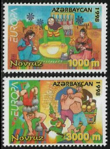 Azerbaijan #682-3 MNH Set - 1998 Europa