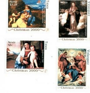 Nevis - 2000 - Christmas  - Set of Four   - MNH