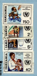 Tanzania #323-326  Single (Complete Set)