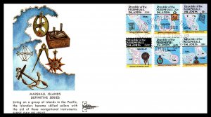 Marshall Islands 35-49A Maps Gill Craft  Set of Three U/A FDC