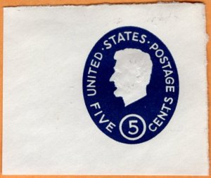 Scott U544 Abraham Lincoln  - Cut Square  mint