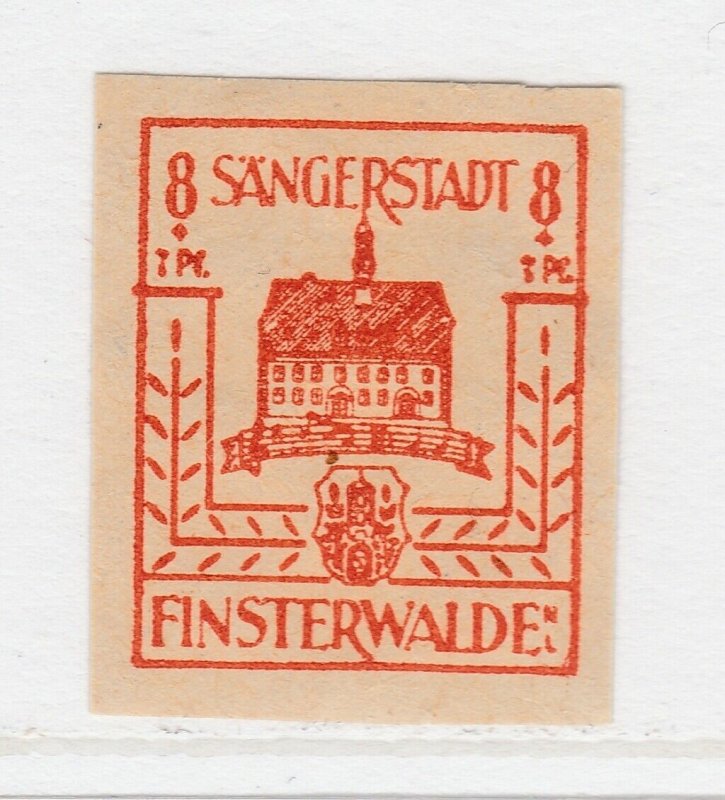 Finsterwalde WWII Germany World War II Local Stamp 1946 8+7pf MNH** A20P4F179-