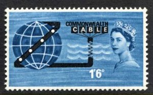 STAMP STATION PERTH Great Britain #401 QEII Around World Cable  Issue MNH 1963