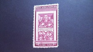 Vatican City Sc# C20 MLH Mint Lightly Hinged Gratianus (1951)