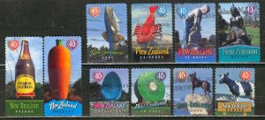 New Zealand: 1998: Sc. #: 1547-1566, Used Cpl. Set