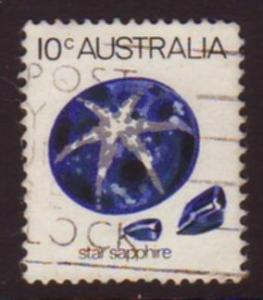 Australia 1974 Sc#562, SG#552a,10c Star Sapphire USED.