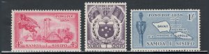 Samoa 1958 Redrawn Types of 1952 Scott # 220 - 222 MNH