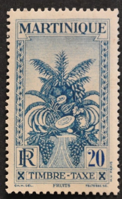 DYNAMITE Stamps: Martinique Scott #J28 – MINT hr