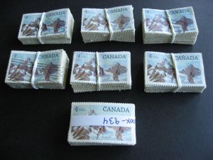 Canada wholesale 700 used $1 Gacier in 7 bundles of 100 Sc 934