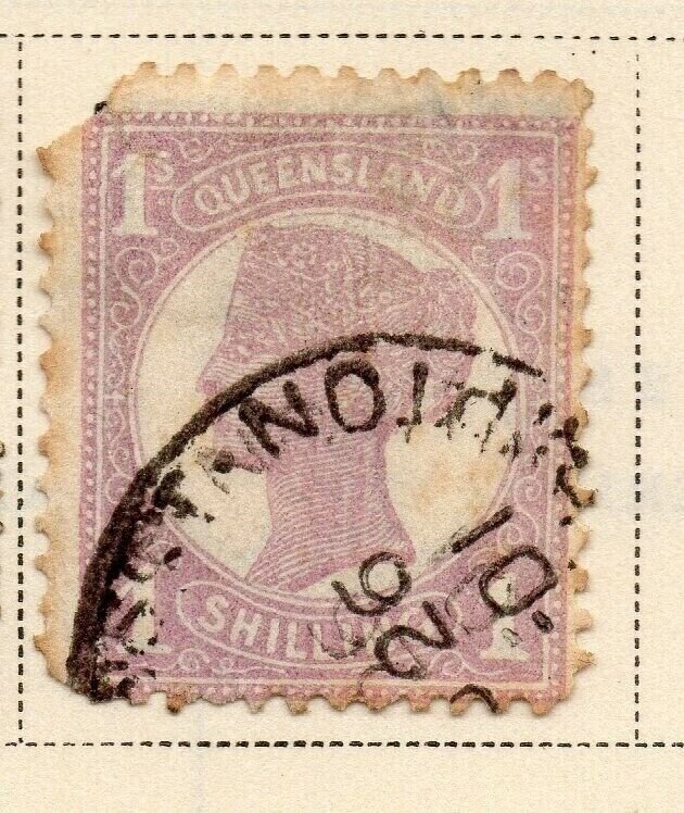 Queensland 1897-1900 Early Issue Fine Used 1S. 326853