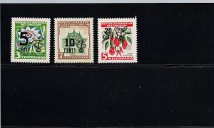 Uruguay #637-39 flowers national flower ceibo mburucuya Ciudadela MNH