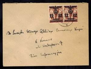 1941 Poland Germany GG cover Local use
